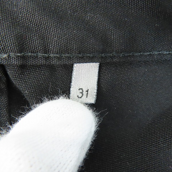 実際に弊社で買取させて頂いたDior Homme/ディオールオム ボタンフライ ブラックパンツ エディ期 5EH1011498/31の画像 4枚目