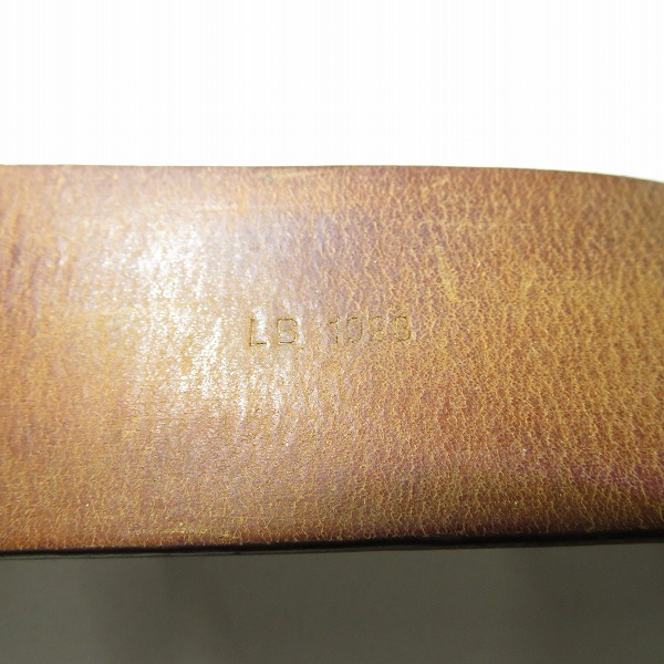 実際に弊社で買取させて頂いたLOUIS VUITTON/ルイヴィトン  ダミエ サンチュール キャレ レザーベルト M6802/80/32の画像 7枚目