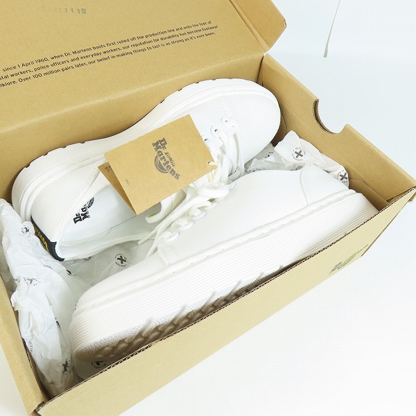 実際に弊社で買取させて頂いた【未使用】Dr. Martens/ドクターマーチン DANTE 6ホールシューズ/レザースニーカー UK3の画像 7枚目