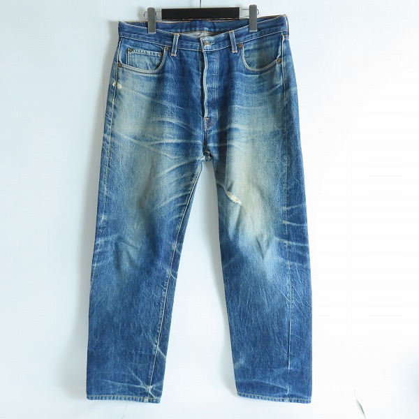 実際に弊社で買取させて頂いたLEVI'S/リーバイス VINTAGE CLOTHING/LVC 1966モデル USA製 501XX デニム 66501-0008 W36L34