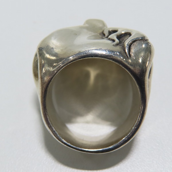 実際に弊社で買取させて頂いたSTARLINGEAR/スターリンギア スピットファイア スカル リング 24-25号の画像 5枚目