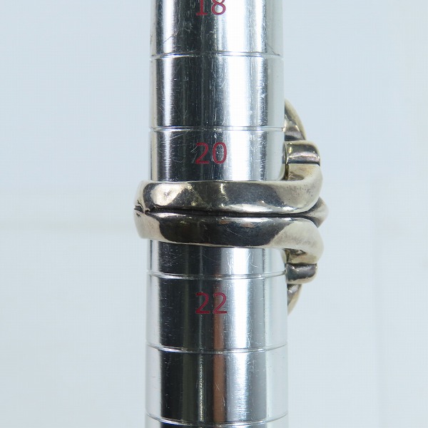 実際に弊社で買取させて頂いたBWL/BILL WALL LEATHER/ビルウォールレザー NEW CROSS RING ニュークロスリング 21号の画像 8枚目