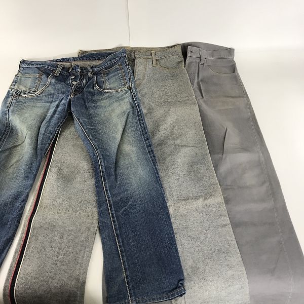 実際に弊社で買取させて頂いた【おまとめ】EVISU/エヴィス LEVIS/リーバイス 他 デニムパンツ/ボトムス