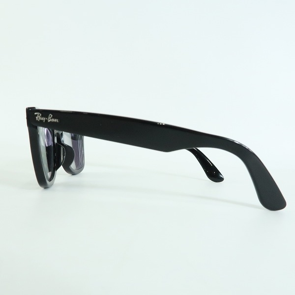 実際に弊社で買取させて頂いたRay-Ban/レイバン WAYFARER/ウェイファーラー メガネフレーム アイウェア RB5121F 2000の画像 2枚目