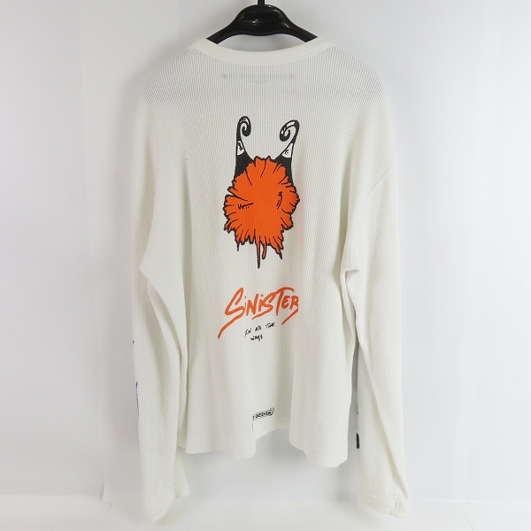 実際に弊社で買取させて頂いた【JPタグ】CHROME HEARTS×MATTY BOY/クロムハーツ×マッティボーイ 21SS PPO SINISTER ロングスリーブ サーマルカットソー/Lの画像 1枚目