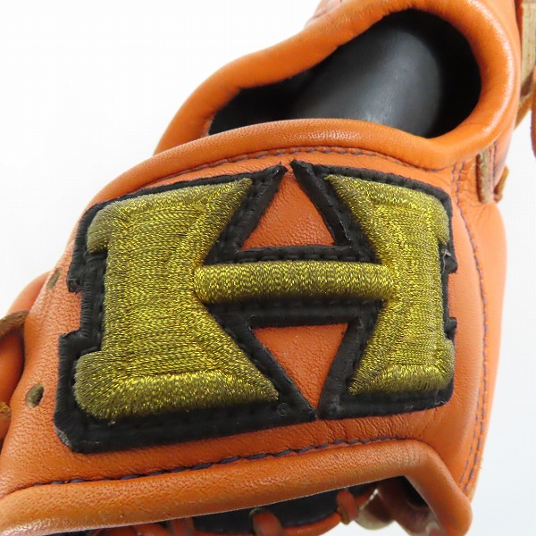 実際に弊社で買取させて頂いたHI-GOLD/ハイゴールド 己極シリーズ 軟式 右投げ用  三塁手/オールポジション グローブ OKG-6715の画像 3枚目