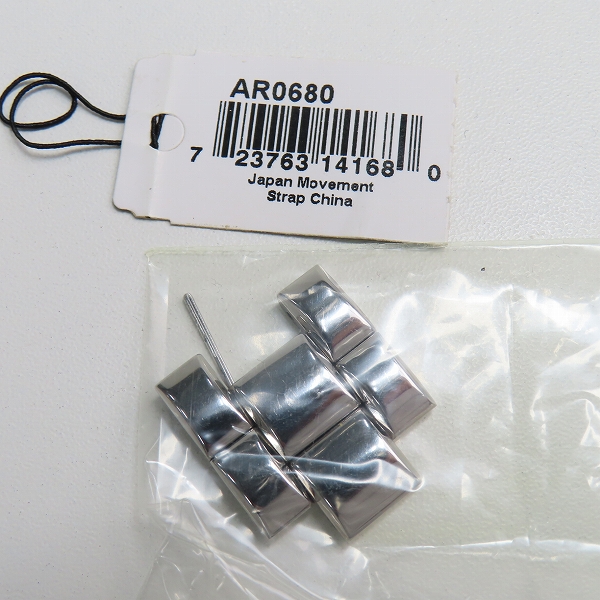 実際に弊社で買取させて頂いたEMPORIO ARMANI/エンポリオアルマーニ クォーツ腕時計 AR-0680【動作未確認】の画像 7枚目