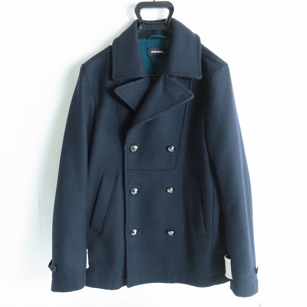 実際に弊社で買取させて頂いた【JPタグ】DIESEL/ディーゼル ウール Pコート ダークネイビー系/M