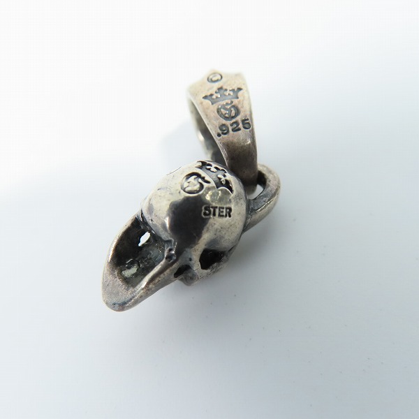 実際に弊社で買取させて頂いた【ギャラ付】Gabor/ガボール クォーターシングルスカル ペンダント/quarter single  SKULL pendantの画像 5枚目