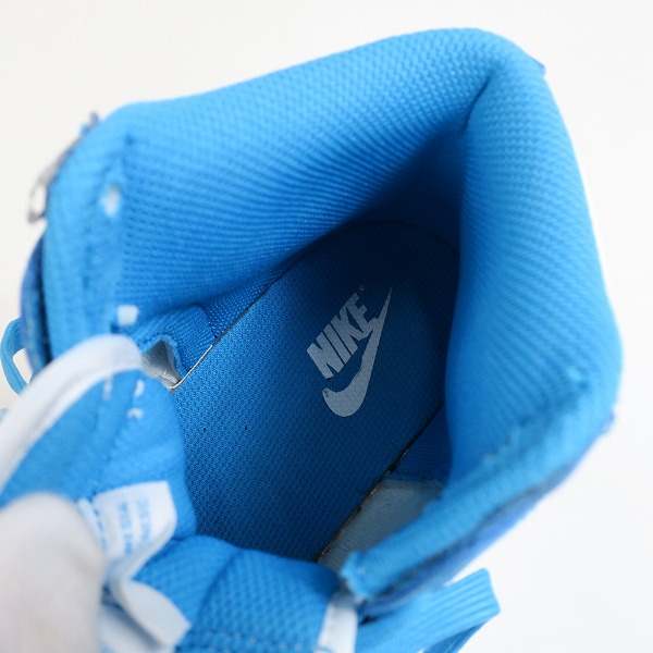 実際に弊社で買取させて頂いたNIKE/ナイキ DUNK HIGH RETRO Championship Blue ダンク DD1399-400/25.5の画像 4枚目