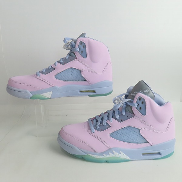 実際に弊社で買取させて頂いたNIKE/ナイキ エアジョーダン 5 レトロ SE "イースターリーガル ピンク/ゴースト-コパ DV0562-600/26.5の画像 3枚目