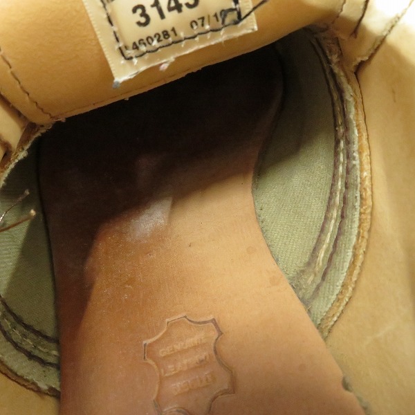 実際に弊社で買取させて頂いたREDWING/レッドウィング  スエード チャッカブーツ 3143/9.5Dの画像 6枚目