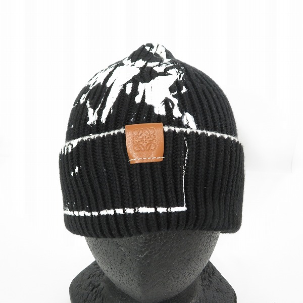 実際に弊社で買取させて頂いたLOEWE × Joe Brainard/ロエベ × ジョー ブレイナード 21-22AW プリント ニット キャップの画像 1枚目