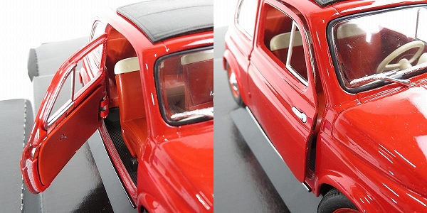 実際に弊社で買取させて頂いた【難有り】SOLIDO/ソリド 1/16 FIAT 500 1965/フィアット 500 ＃29 Ref.8044 ミニカーの画像 5枚目