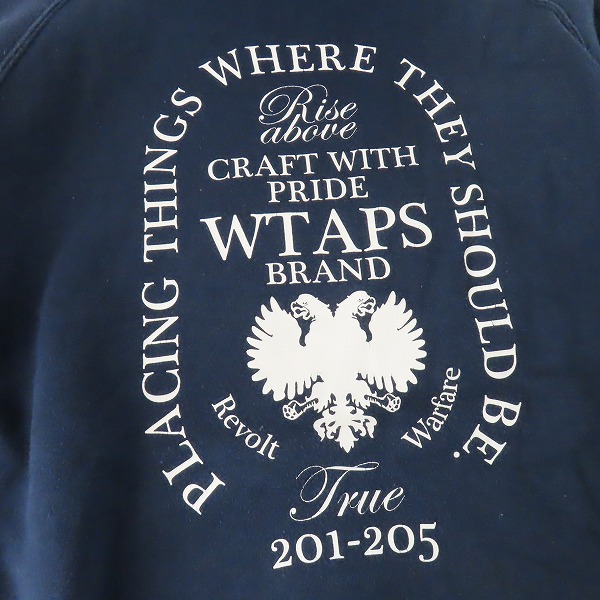 実際に弊社で買取させて頂いたWTAPS/ダブルタップス BULLINKボディ バックプリントパーカー Mの画像 5枚目
