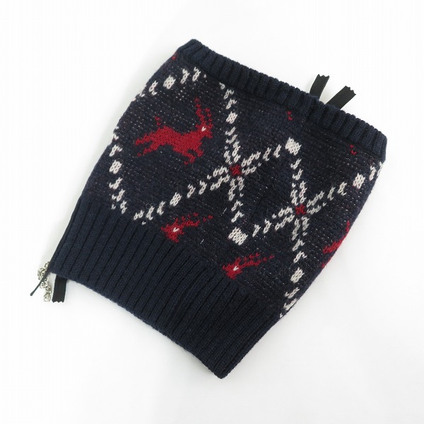 実際に弊社で買取させて頂いたTAKAHIROMIYASHITA TheSoloIst/ 21AW ノルディック柄 ウールニット ネックウォーマー sk.0002cAW21