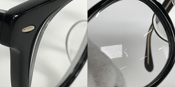 実際に弊社で買取させて頂いたOLIVER PEOPLES/オリバーピープルズ Sheldrake-J/シェルドレイク セル フレーム 眼鏡/メガネ /アイウェアの画像 8枚目