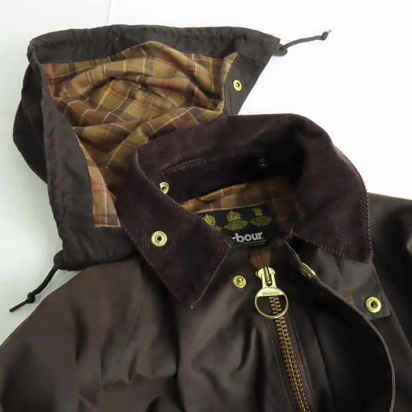 実際に弊社で買取させて頂いたBarbour/バブアー SL BEDALE/ビデイル オイルドジャケット 1702280/38の画像 2枚目