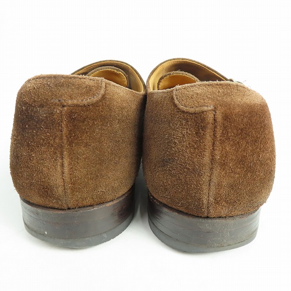 実際に弊社で買取させて頂いたCROCKETT&JONES/クロケット&ジョーンズ MALVERN/マルバーン スエード シングルモンクストラップ シューズ 9880/8の画像 1枚目
