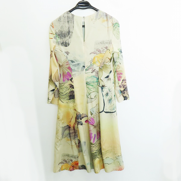 実際に弊社で買取させて頂いた【未使用】 Paul Smith/ポールスミス 24SS Narcissus プリント ワンピース 580D/38の画像 1枚目
