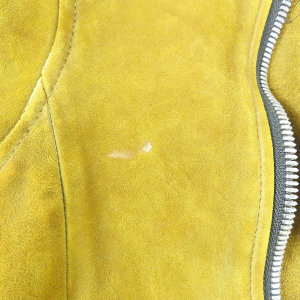 実際に弊社で買取させて頂いたISAMU KATAYAMA BACKLASH/バックラッシュ NIGHT RIDE ジャパンカーフ白鞣し製品染め フードブルゾン 1878-01/2(M)の画像 5枚目