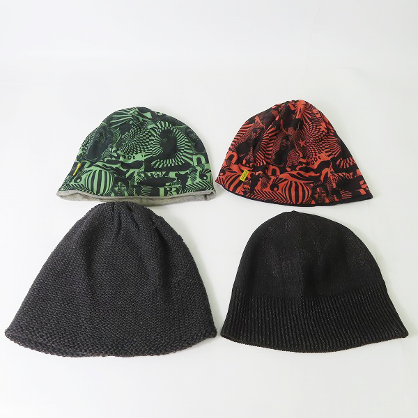 実際に弊社で買取させて頂いたCA4LA/カシラ ニット帽/ビーニー 4点セットの画像 1枚目
