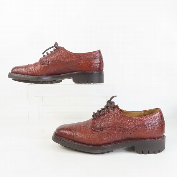 実際に弊社で買取させて頂いたJOSEPH CHEANEY＆SONS/ジョセフチーニー CAIRNGORM II R/ケンゴン2 オックスフォード キャップトゥ レザーシューズ B008639/6.0の画像 3枚目
