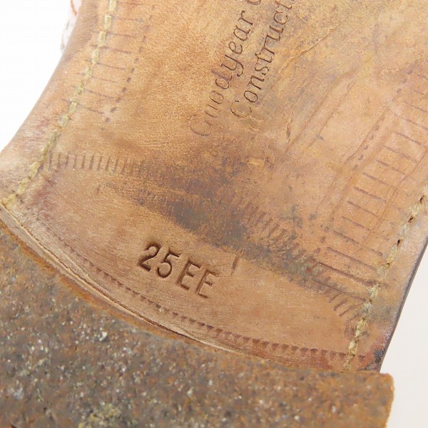 実際に弊社で買取させて頂いたREGAL/リーガル レザーシューズ イースト コースト コレクション 2247 25EEの画像 6枚目