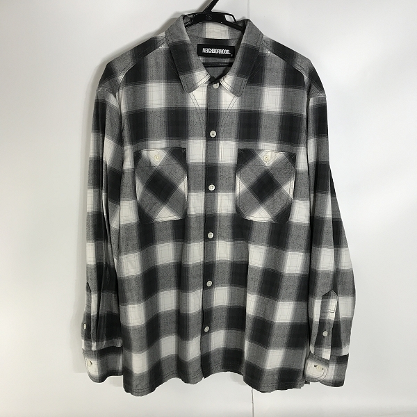 実際に弊社で買取させて頂いたNEIGHBORHOOD/ネイバーフッド 21SS チェックロガーシャツ 211ARNH-SHM/M
