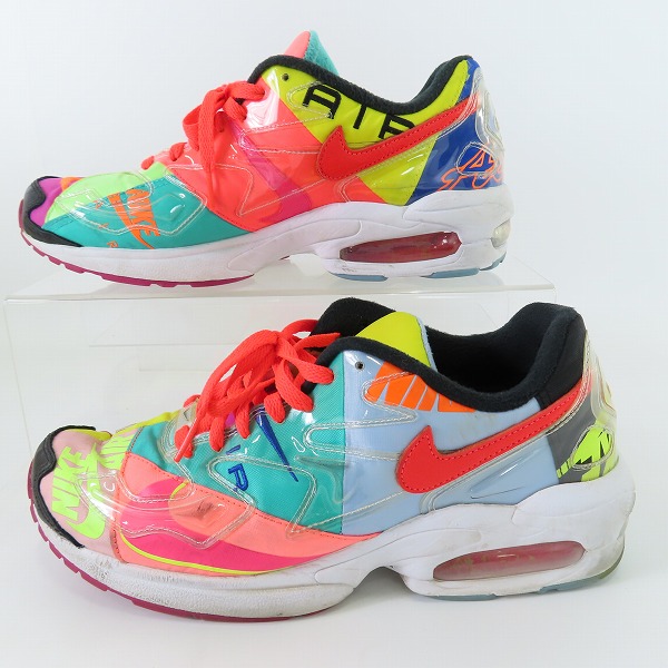 実際に弊社で買取させて頂いたNIKE×ATMOS/ナイキ×アトモス AIR MAX2 LIGHT QS/エア マックス2 ライト クイックストライク BV7406-001/27.5の画像 3枚目