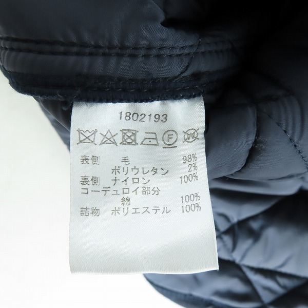 実際に弊社で買取させて頂いたBarbour/バブアー SHIPS別注 ビデイル キルティングジャケット 1802193/36の画像 4枚目