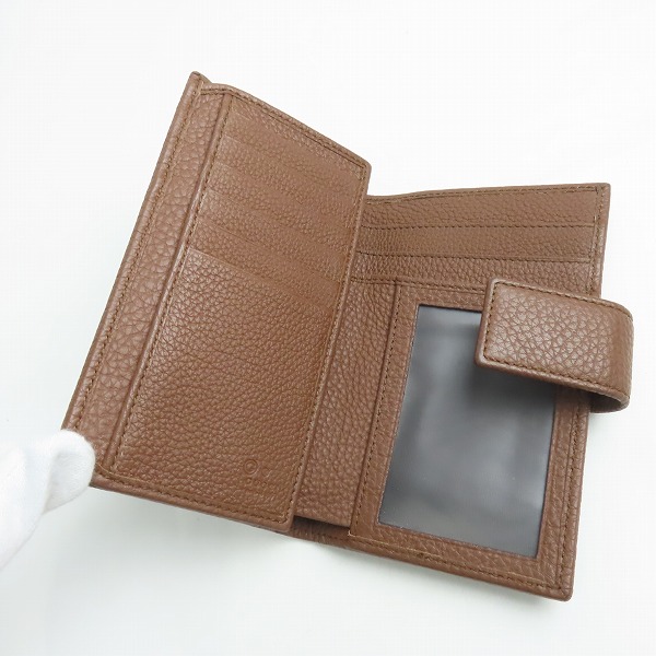 実際に弊社で買取させて頂いたGUCCI/グッチ インター レザー 二つ折り 財布 の画像 3枚目