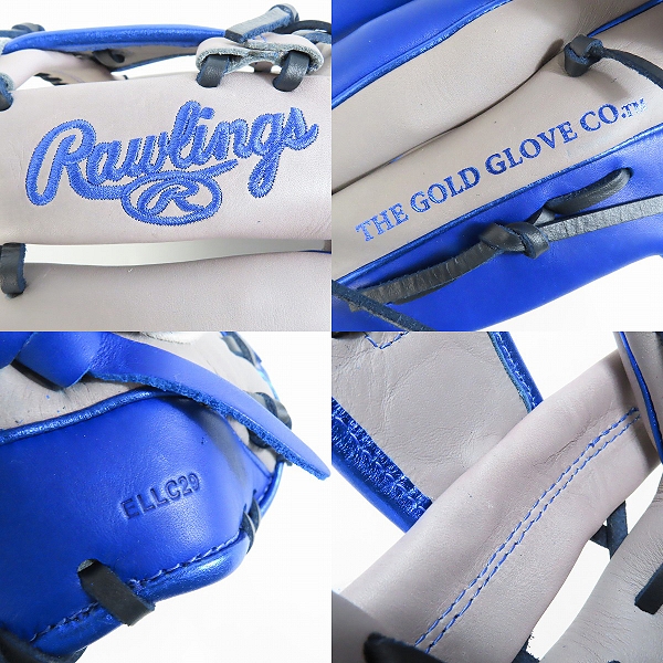 実際に弊社で買取させて頂いたRawlings/ローリングス HYPER TECH COLOR SYNC 軟式 内野手 右投げ用 グローブ/グラブ GR4HTCN62の画像 9枚目