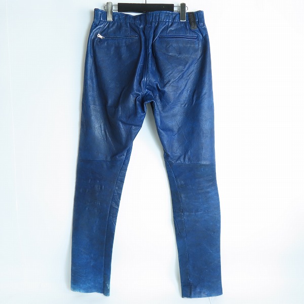 実際に弊社で買取させて頂いたISAMUKATAYAMA BACKLASH/バックラッシュ ウエストゴム レザーパンツの画像 1枚目