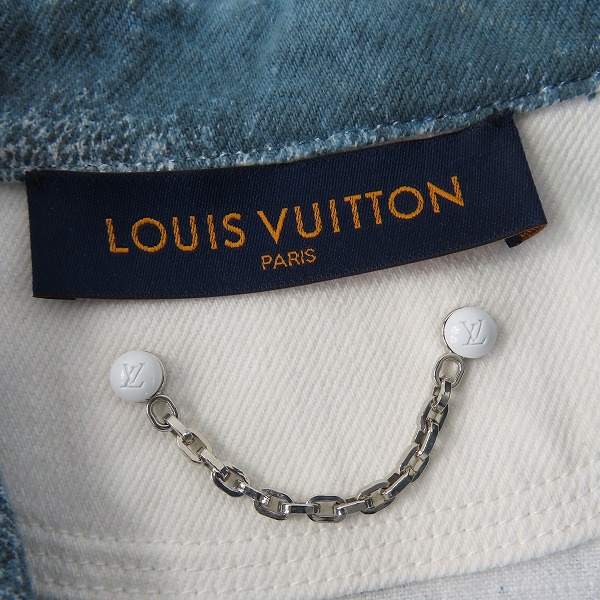 実際に弊社で買取させて頂いた【JPタグ】Louis Vuitton/ルイヴィトン 20SS モノグラム グラデーション デニムシャツジャケット RM201M QYZ HIS09W/XXLの画像 2枚目