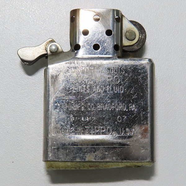実際に弊社で買取させて頂いたZIPPO/ジッポー HARLEY DAVIDSON/ハーレーダビッドソン ロゴ ゴールド 08年製の画像 5枚目