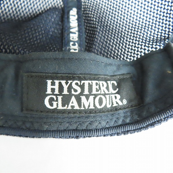 実際に弊社で買取させて頂いたHYSTERIC GLAMOUR/ヒステリックグラマー SUPERFUZZpt Est.1984 メッシュ キャップ 02183QH05/Fの画像 6枚目