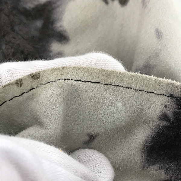 実際に弊社で買取させて頂いたISAMUKATAYAMA BACKLASH/バックラッシュ シンチバック 絞り染め カンガルー スウェードレザー シャツ 1881-02 /Lの画像 4枚目