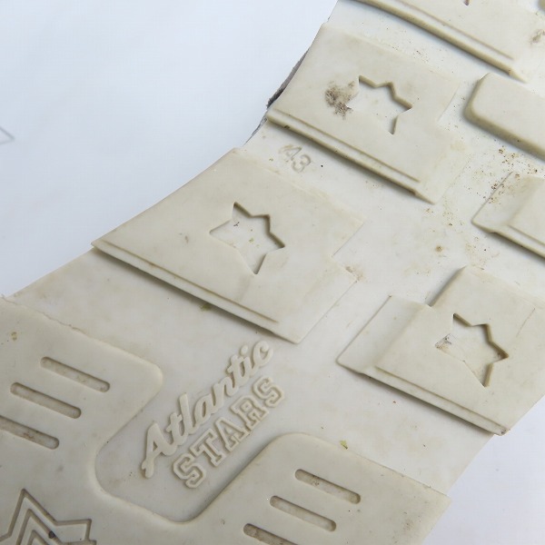 実際に弊社で買取させて頂いたATLANTIC STARS/アトランティックスターズ スニーカー グレー系/43の画像 5枚目