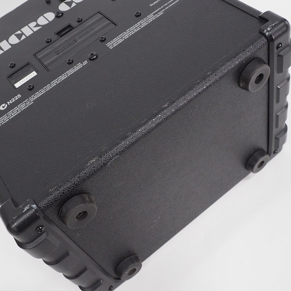 実際に弊社で買取させて頂いたRoland/ローランド MICRO CUBE RX ポータブルギターアンプ コンボアンプ【動作確認済】の画像 8枚目
