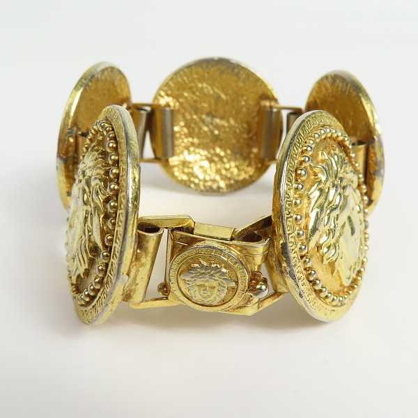 実際に弊社で買取させて頂いたGIANNI VERSACE/ジャンニヴェルサーチ コイン ブレスレットの画像 3枚目
