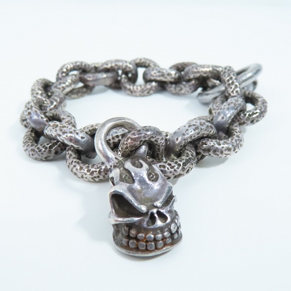 実際に弊社で買取させて頂いた【ギャラ付き】STARLINGEAR/スターリンギア ブレスレットw/フレームスカルの画像 1枚目