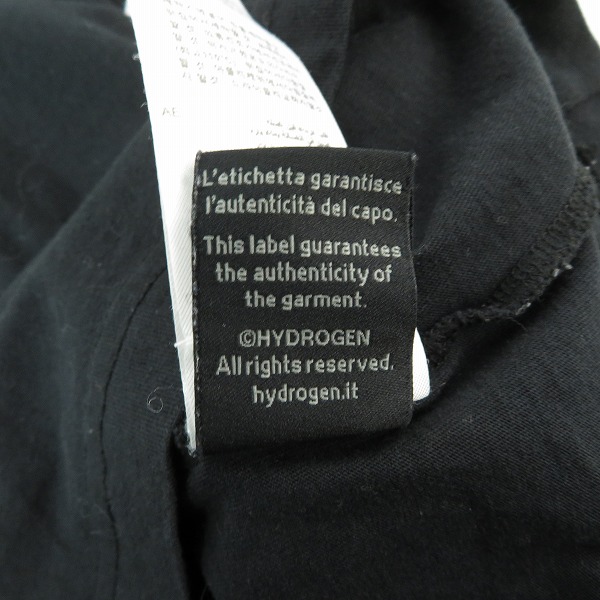 実際に弊社で買取させて頂いたHydrogen/ハイドロゲン カーイラスト刺繍 ロングTシャツ XXLの画像 6枚目