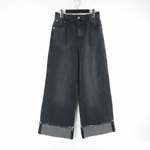 実際に弊社で買取させて頂いたCLEL/クレイル Vintage Design Flare Denim Pants/ヴィンテージデザイン フレアブラックデニムパンツ L