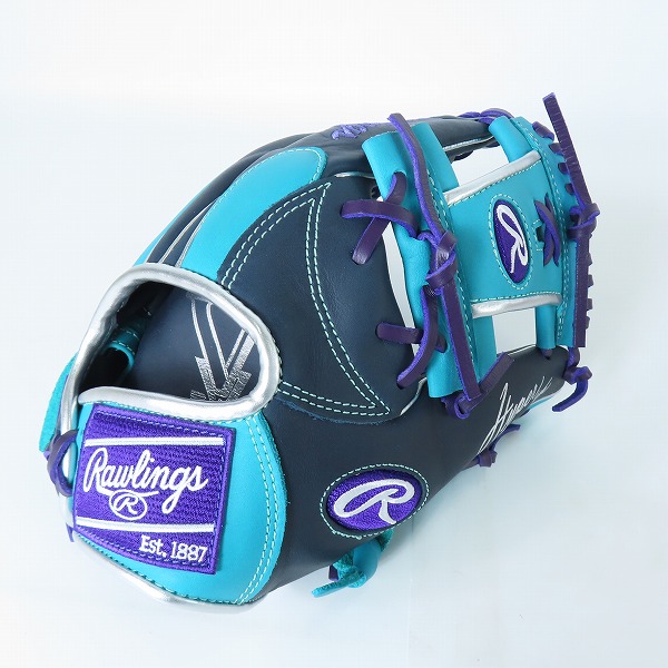 実際に弊社で買取させて頂いたRawlings/ローリングス HYPER TECH COLOR SYNC 軟式/内野手/右投げ用 グローブ GR4HTCN62