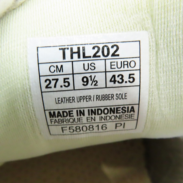 実際に弊社で買取させて頂いたOnitsuka Tiger/オニツカタイガー MEXICO 66 メキシコ66 スニーカー THL202/27.5の画像 5枚目