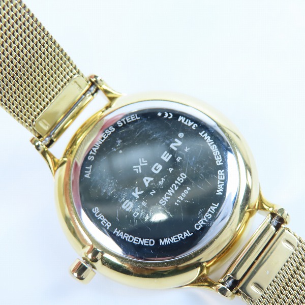 実際に弊社で買取させて頂いたSKAGEN/スカーゲン アニタ クオーツ 腕時計 SKW2150【動作未確認】の画像 4枚目