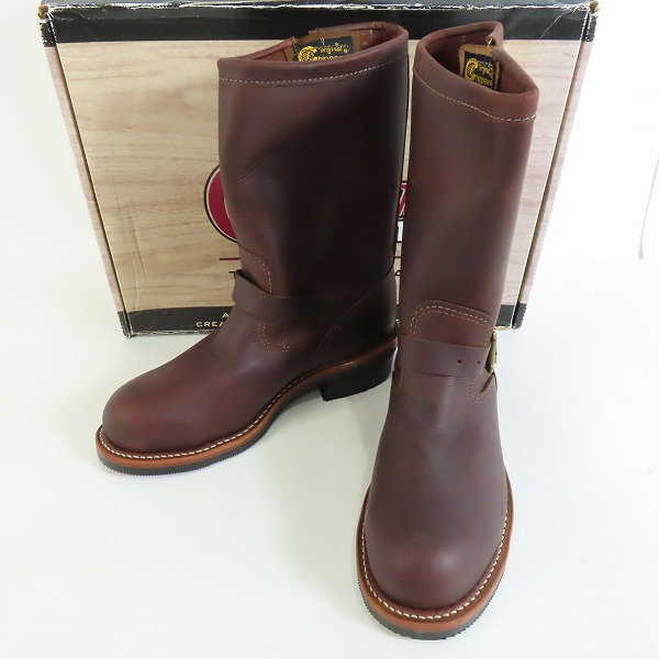 実際に弊社で買取させて頂いたCHIPPEWA/チペワ CORDOVAN/コードバン エンジニアブーツ 91068/9E