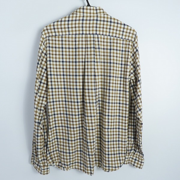 実際に弊社で買取させて頂いた【難有り】A.P.C./アーペーセー チェック柄 長袖ボタンシャツ Mの画像 1枚目