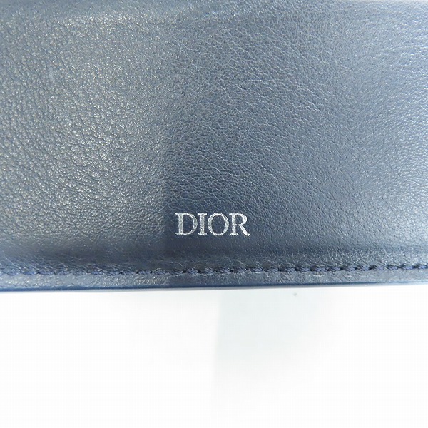 実際に弊社で買取させて頂いたDior/ディオール 二つ折り財布 CDダイヤモンド 2ESBC027DCOの画像 6枚目